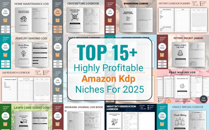 TOP 15+ vysoce ziskových výklenků Amazon Kdp pro rok 2025
