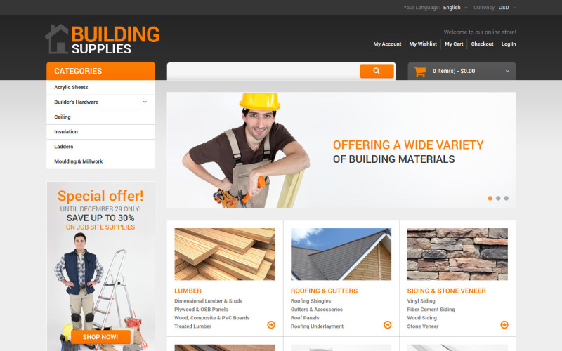 ремонт дома отзывчивая тема magento