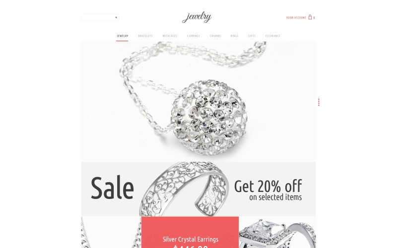Jewelry PSD Template