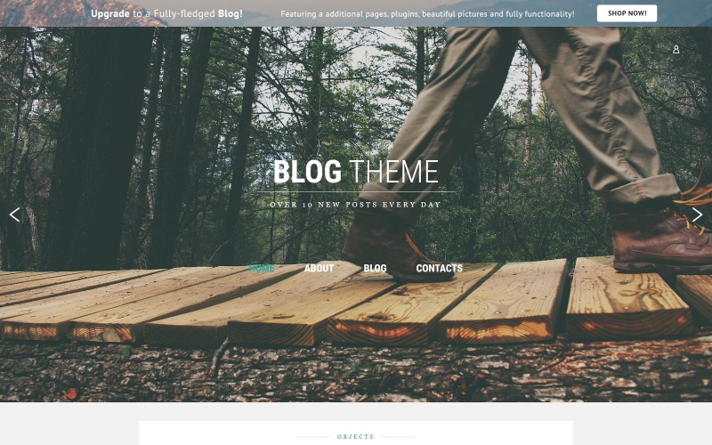 Moderní Free Blog Joomla šablona