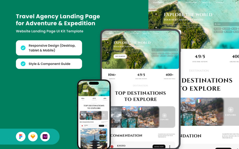 Exploira – Landingpage für Reisen und Expeditionen