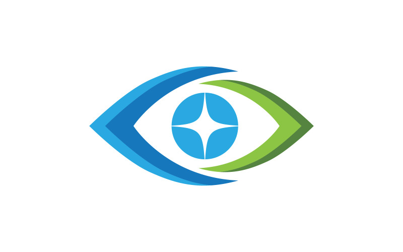 Branding Corporate Health Eye Care Vektor-Logo-Design vv.29