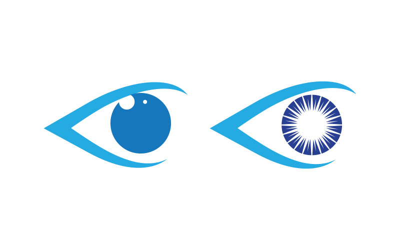 Branding Corporate Health Eye Care wektor Logo design vv.34