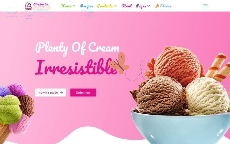 JL Shekerlic Patisserie Schokolade Süßigkeiten & Bonbons und Kuchen Joomla5 Vorlage