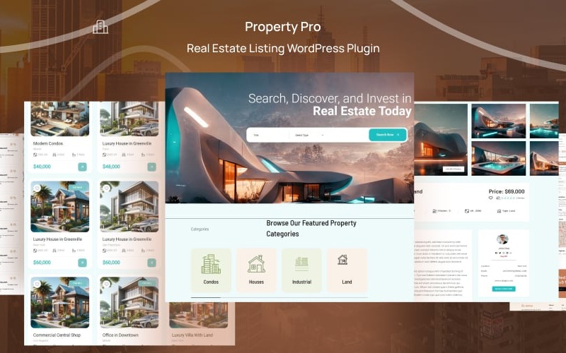 Property Pro - Plugin WordPress de listagem de imóveis