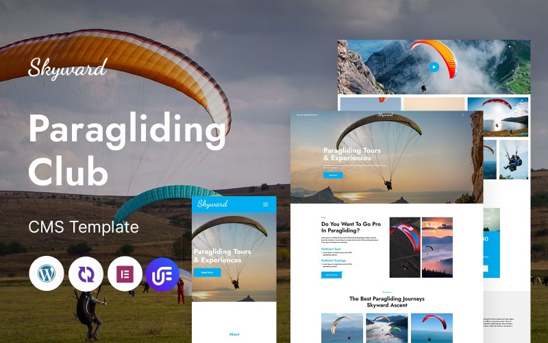 Skyward - Skydiving And Paragliding Club Multipurpose Responsive WordPress Theme