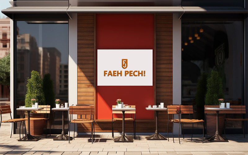 Coffee-Shop-Front-Modell | Front-Modell