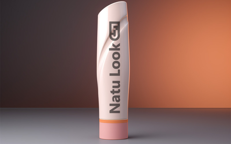 Maqueta de logotipo de tubo | Maqueta de tubo de crema