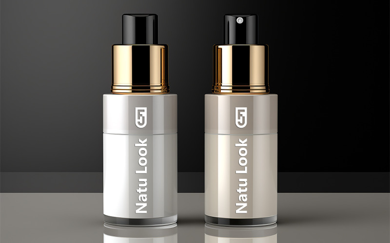 Mockup di flaconi per cosmetici | Mockup di profumi