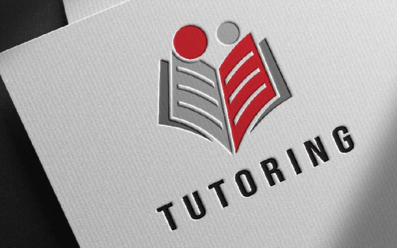 辅导课程课堂学术书籍学习教育学校徽标模板