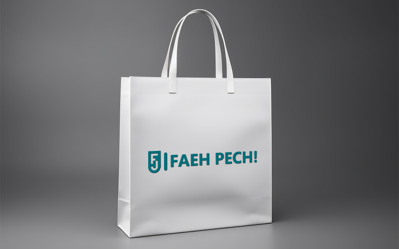 Mockup di borsa della spesa bianca | Mockup di borsa della spesa | Mockup di borsa