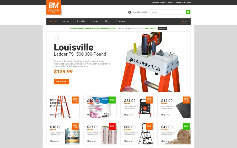 home repairs отзывчивая тема woocommerce