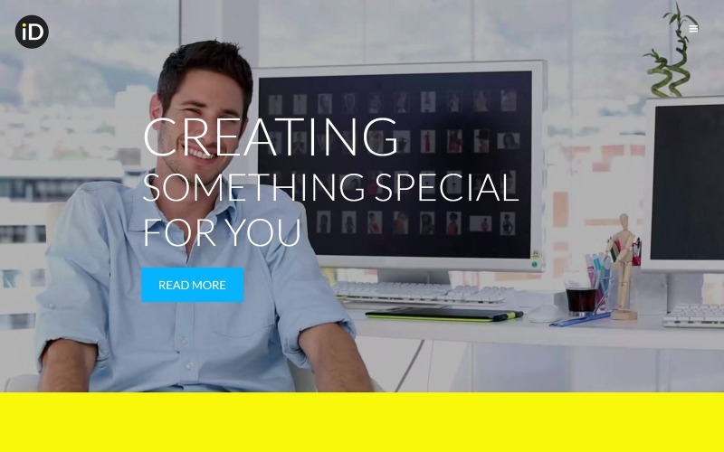 Responsieve websitesjabloon van Design Studio