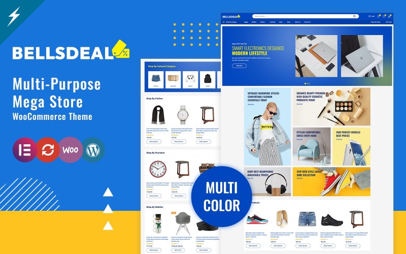 Bellsdeal – moderní víceúčelový mega obchod WooCommerce téma