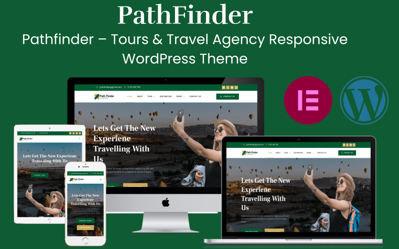 Pathfinder – Téma WordPress reagující na zájezdy a cestovní kanceláře