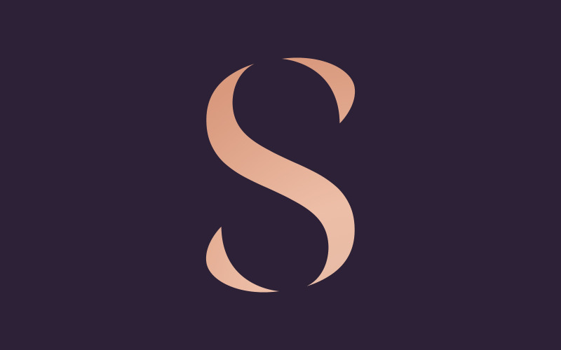 Буква S логотип вектор шаблон. Початковий дизайн логотипу Creative S Letter V2