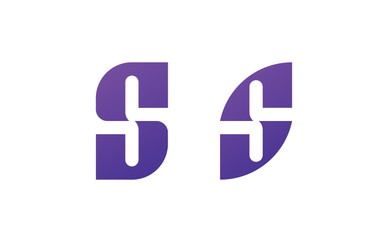 Буква S логотип вектор шаблон. Початковий дизайн логотипу Creative S Letter V4