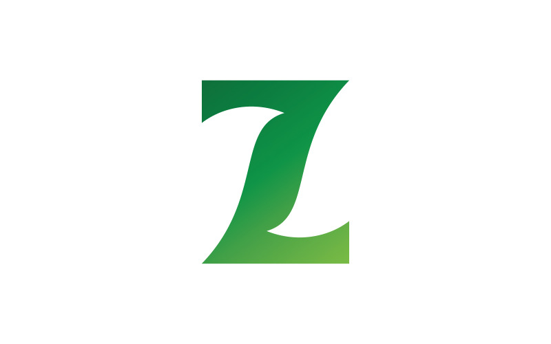 Logo-Vektorvorlage für den Buchstaben Z. Design des kreativen Anfangslogos des Buchstabens Z V3