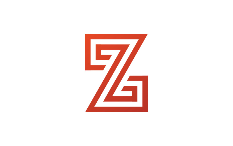 Písmeno Z logo vektorové šablony. design Creative Z Letter počáteční logo V6