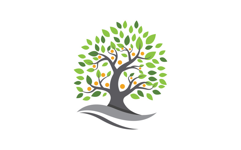 Szablon projektu ilustracji ikony wektorowej drzewa genealogicznego v.5