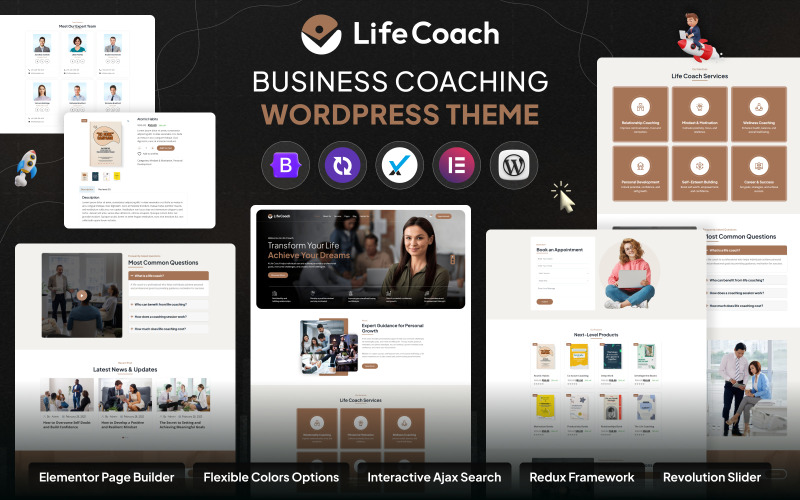 Бізнес-тема WordPress Life Coach