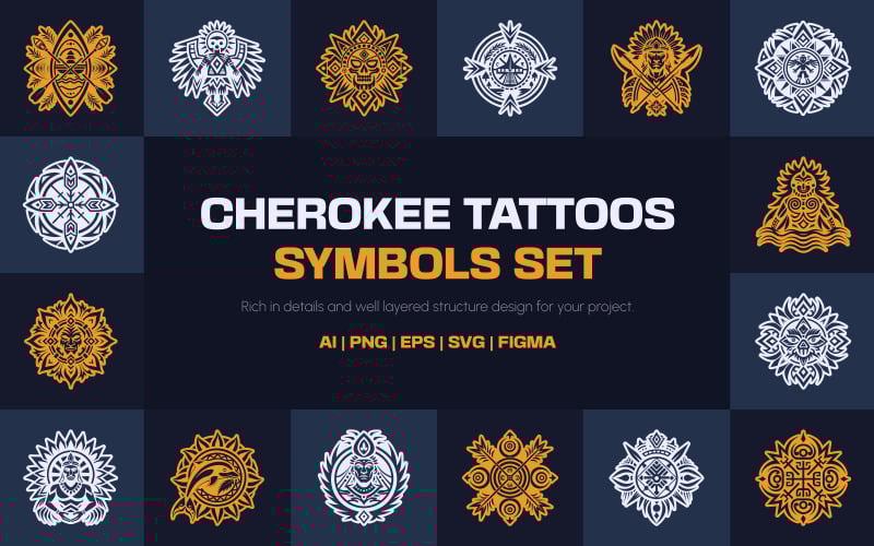 Cherokee Tattoos Symbols​