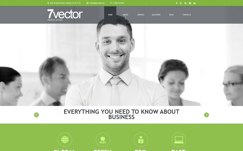 опытная консалтинговая группа joomla template