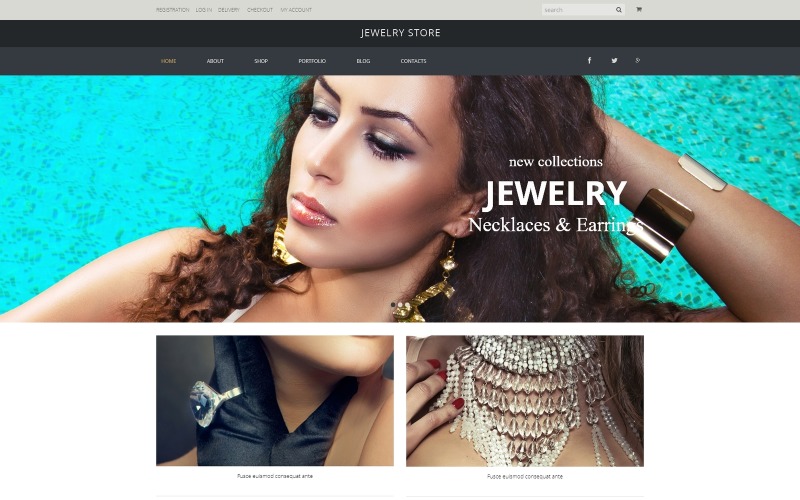 ювелирные изделия тема woocommerce