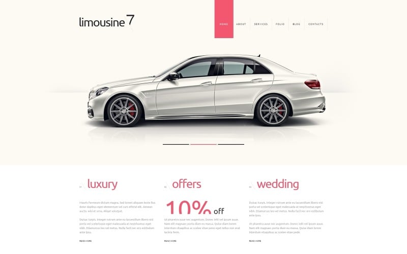 Limousine Services Website Templates 62 Best Limo Service Web Themes
