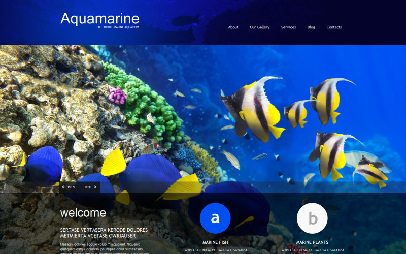 Thème WordPress sensible aux poissons