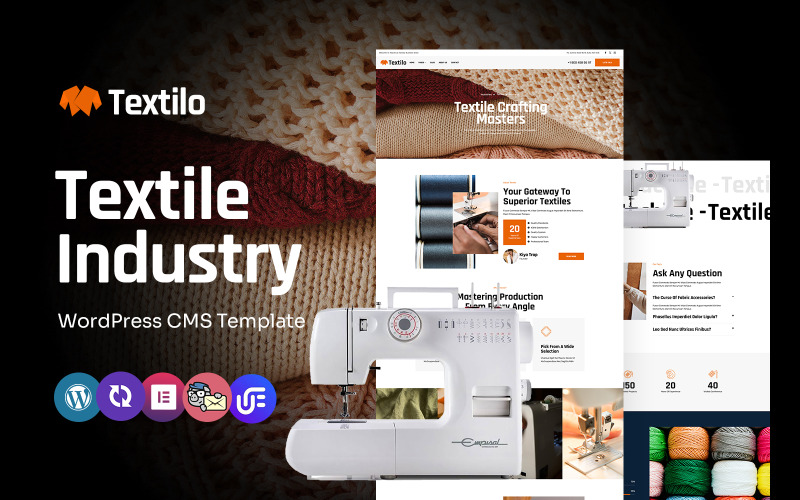 Textilo – Mehrzweck-WordPress-Elementor-Theme für die Textilindustrie und Bekleidungsdienstleistungen