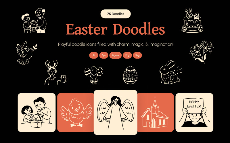 Paas Doodles Collectie