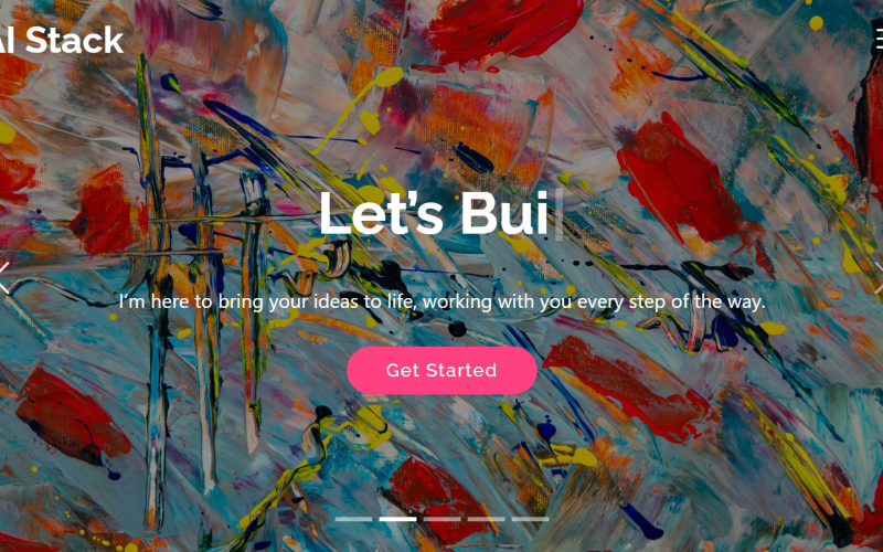 AI Stack – Адаптивний шаблон Angular 20 для ІТ-агентств та особистих портфоліо