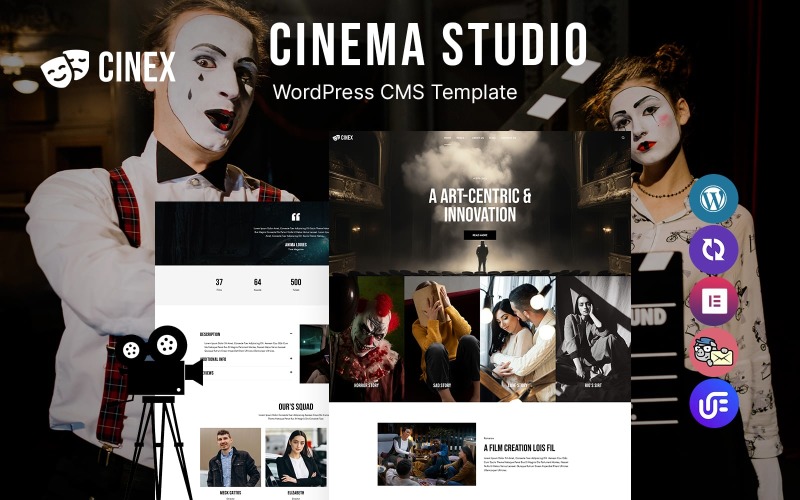 CineX-电影工作室 WordPress 主题