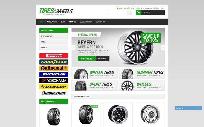 CAR TYRE Dropshipping Website Business|FREE Domain|Hosting|Traffic and Stocked 