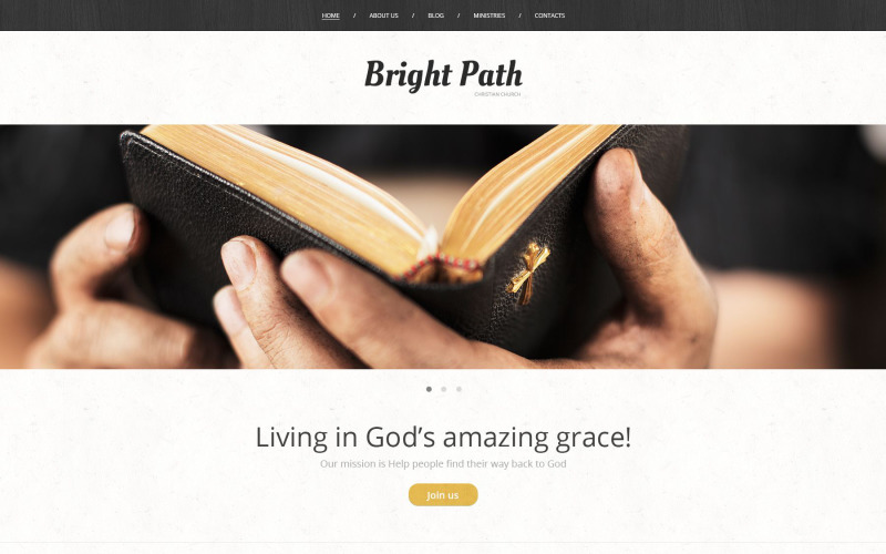 церковь веб-присутствие wordpress тема