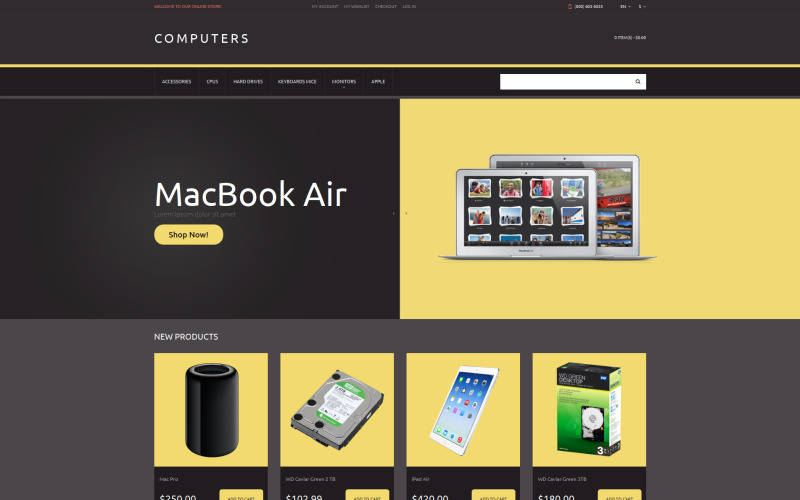 Datorreparation Responsive Magento Theme