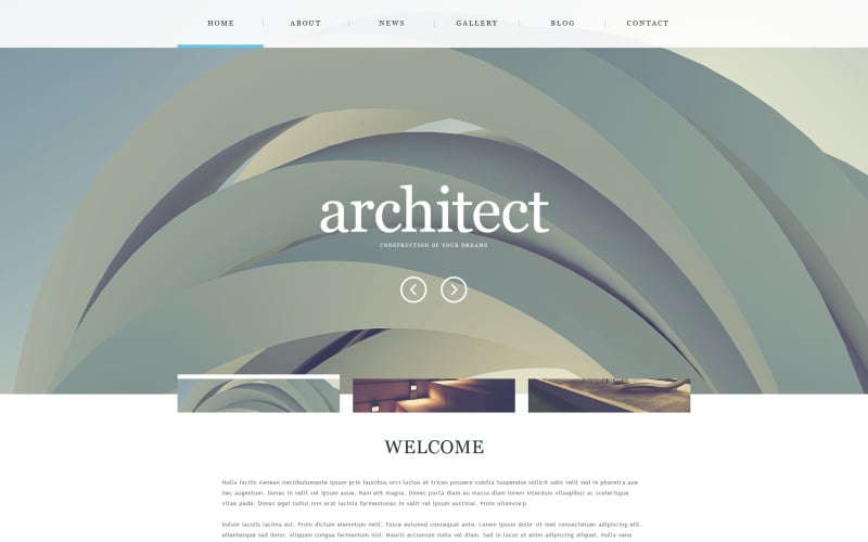 建筑公司缪斯模板