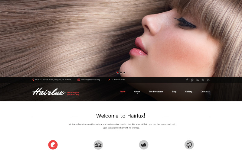 Saç Ekimi WordPress Teması