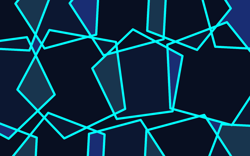 Geometrisk design blå bakgrund Illustration