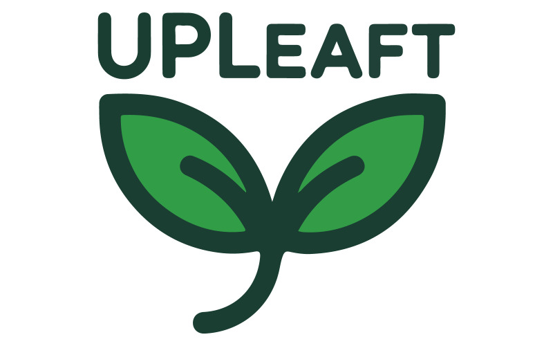 Un logo pulito e unico per un'azienda di piante