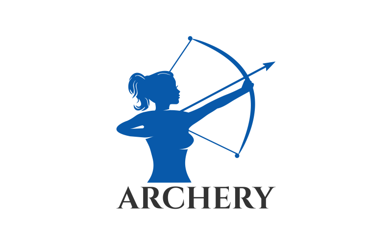 Girl Holding Bow And Arrow