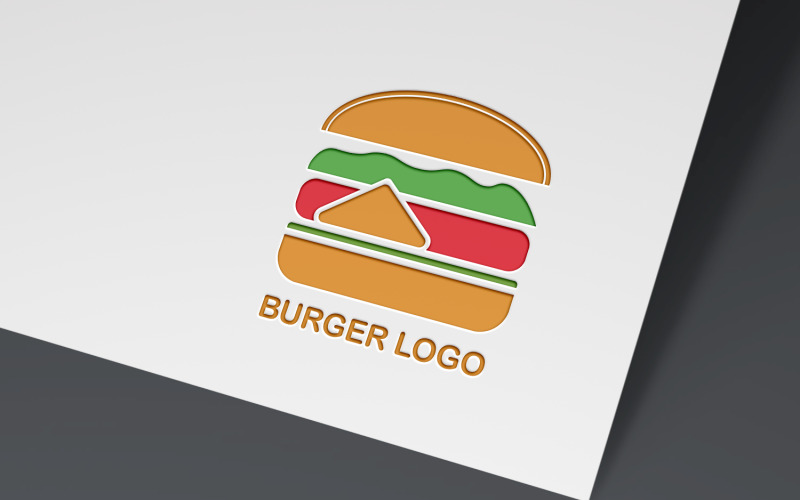 Burger Logo Concept Ontwerp Sjablonen
