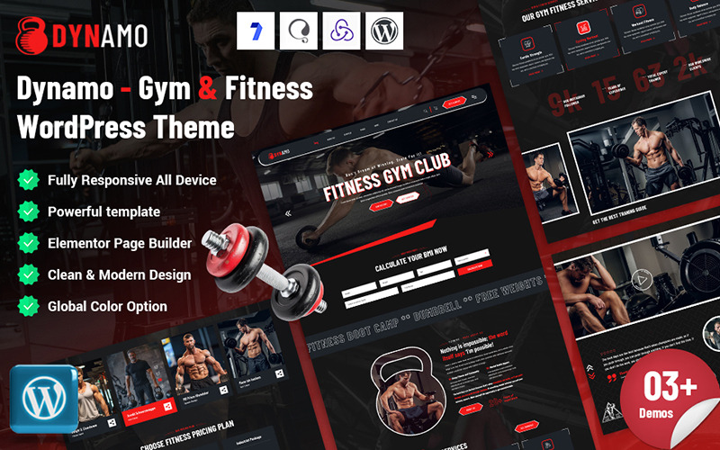 Denamo – Edzőterem és fitnesz WordPress téma