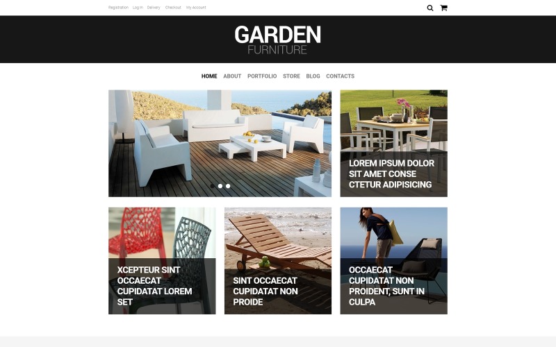мебель отзывчивая тема woocommerce