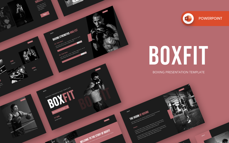 Boxfit - Boxing Шаблон PowerPoint
