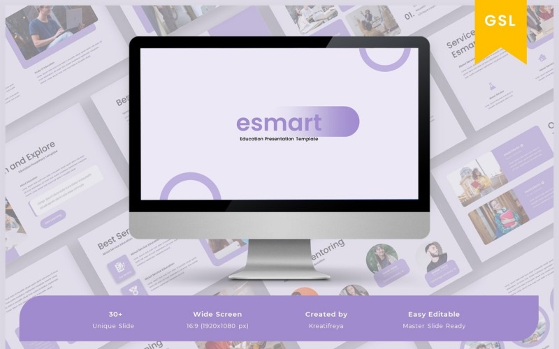 Esmart– Education Google Slide Mall