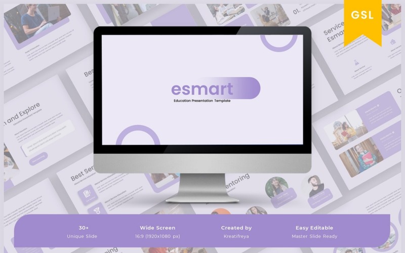 Esmart – Szablon Google Slide dla edukacji