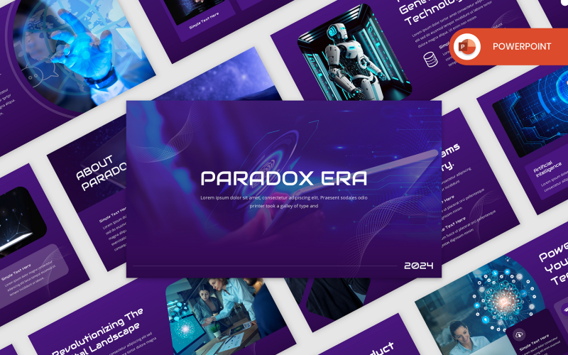 Paradox Era - Шаблон PowerPoint «Технологии»