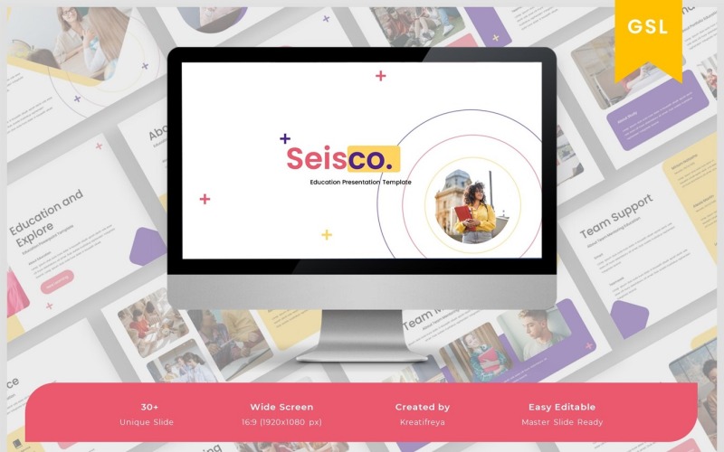 Seisco – Google Slide-Vorlage für Bildung